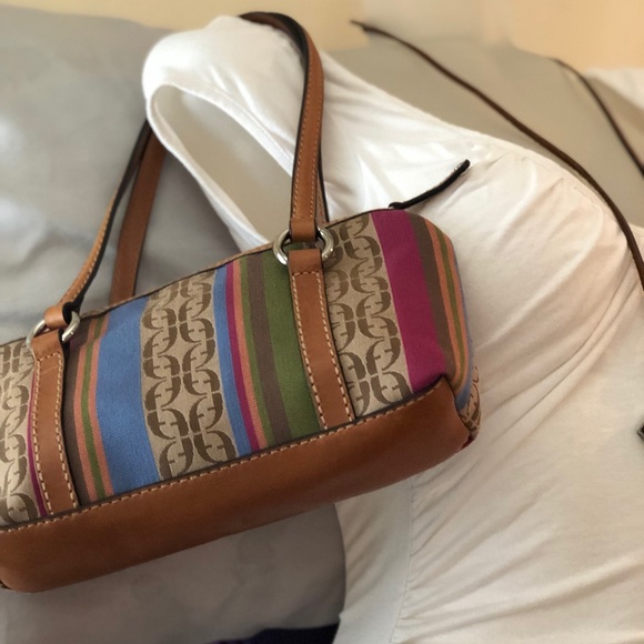 Fossil multicolored canvas bag mini - Picture 2 of 3